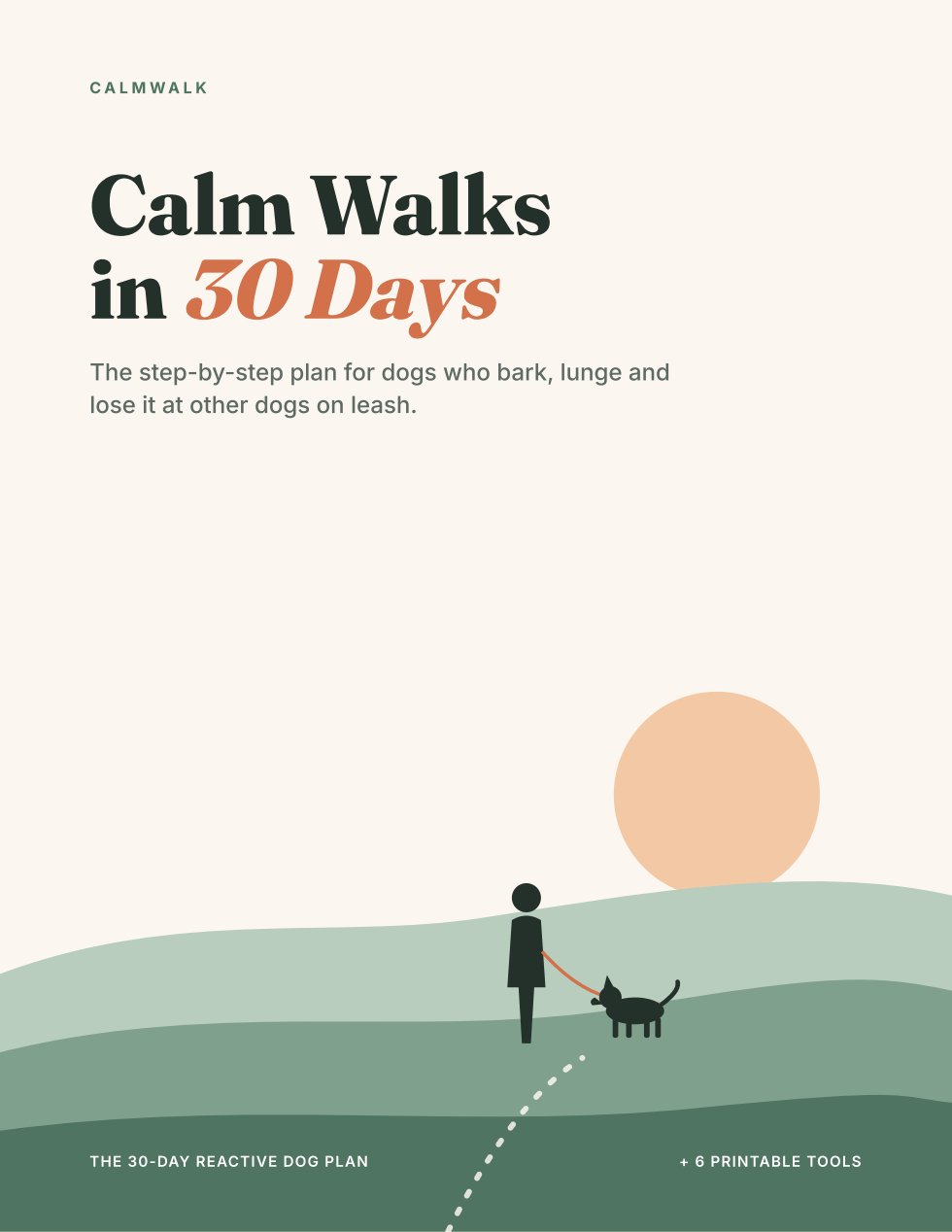 Calm Walks in 30 Days guide cover